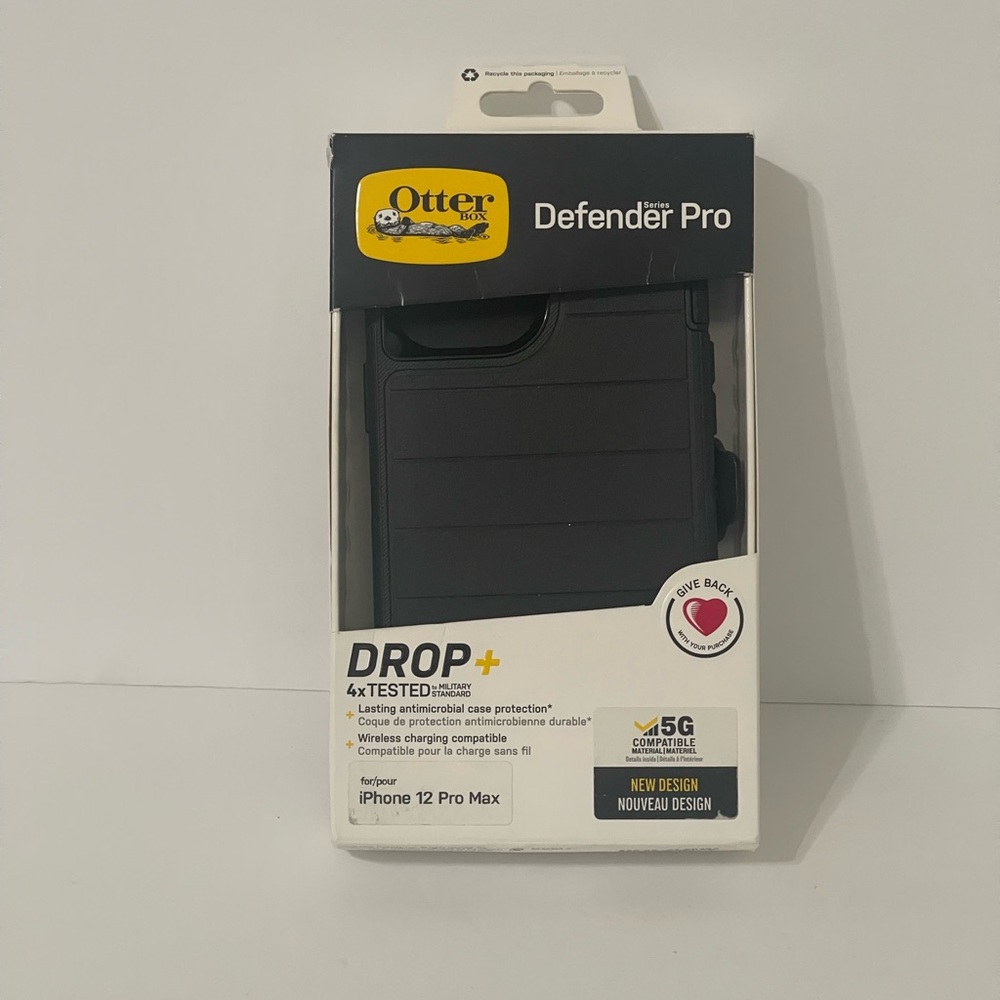 OTTERBOX DEFENDER SERIES SCREENLESS EDITION Case for iPhone 12 Pro Max - BLACK